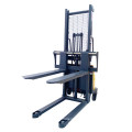 semi-electric lifting stacker manual hand forklift Electric stacker reclaim